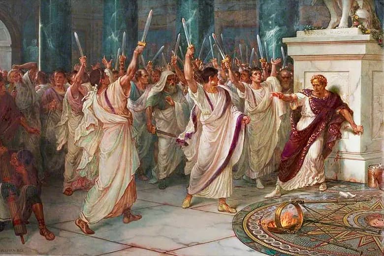 The Assassination of Julius Caesar, William Holmes Sullivan (1888)