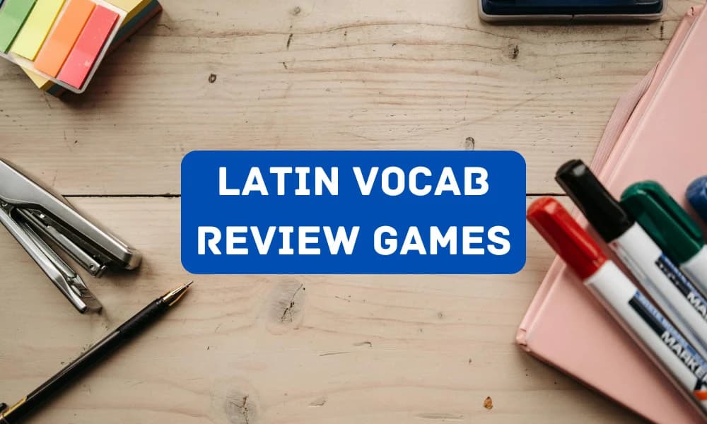 Latin vocabulary games